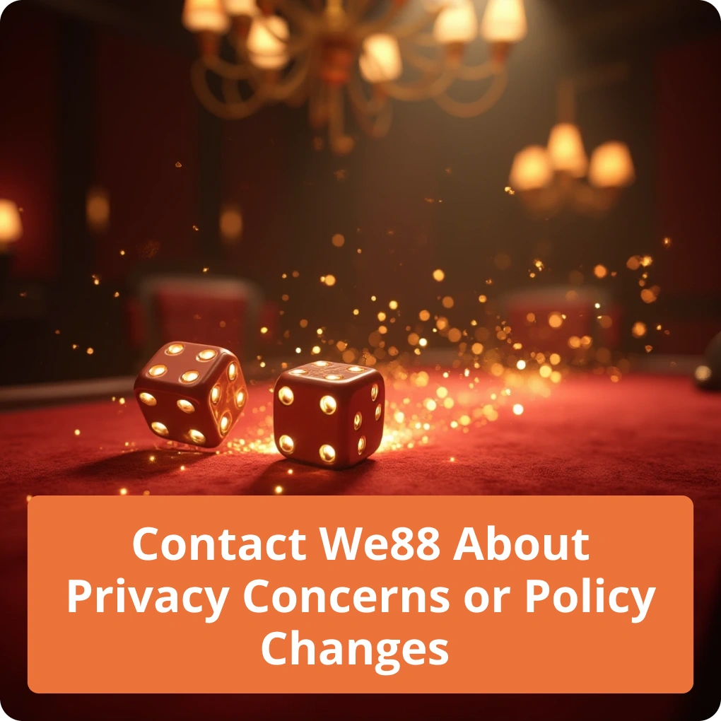Contact W88 About Privacy Concerns or Policy Changes