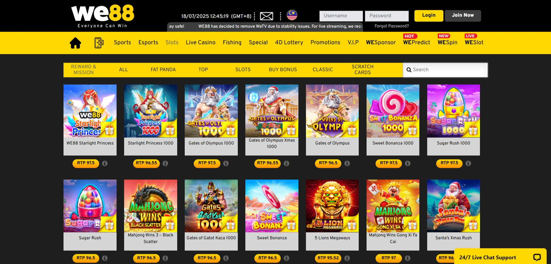 Why Play on WE88 Slot Platform